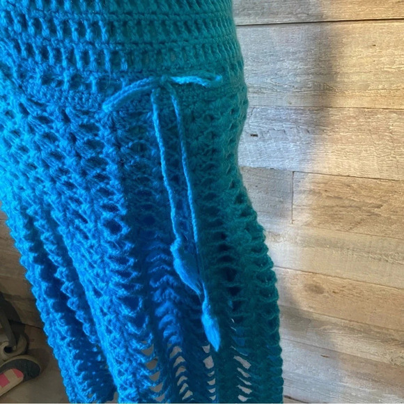 Vintage women’s handmade crocheted fit &‎ flare  dress - Picture 8 of 10